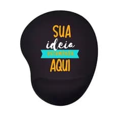 Mouse Pad Ergonômico Personalizado Mouse Pad Personalizado  com Apoio para Punho | Foto, Logo ou Nome