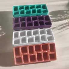 5 Forma Gelo Plástico Coloridas Resistente Cozinha