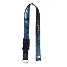 Cordão para Pescoço com Fecho Engate Rápido para Chave Crachá Chaveiro Grife Luxo