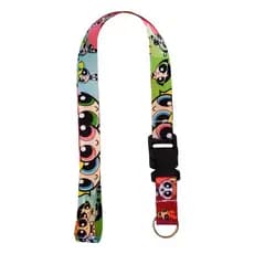Cordão para Pescoço Meninas com Fecho Engate Rápido para Chave Crachá Chaveiro