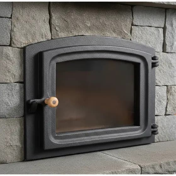 Porta De Forno Ferro Fundido Para Fogão A Lenha Arqueado