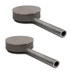 KIT 2 QUEIMADOR PALMATORIA LONGO PARA FOGÃO INDUSTRIAL 130mm