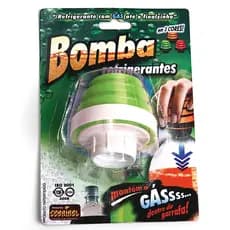 BOMBA P GARRAFAS PET COM ROSCA, MANTÉM O GÁS NO REFRIGERANTE POR MAIS TEMPO , ELA COLOCA AR DENTRO DA GARRAFA ATOXICA. .