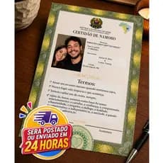 certidão de namoro - feliz dia do namorados-(paper)