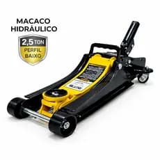 Macaco Hidráulico Jacaré 2,5 Ton Perfil Baixo Rebaixado Automotivo Profissional Carro