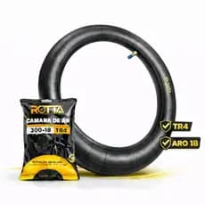 Câmara de Ar Moto Aro 18 3.00-18 TR4 Reforçada Honda CG Titan Fan 125 150 160 YBR
