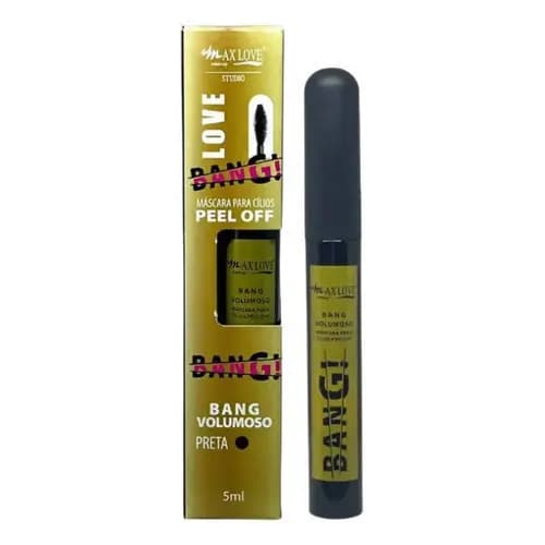 Máscara P/ Cílios Peel Off Bang Volumoso N°20 - Max Love