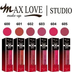 BATOM LÍQUIDO MATTE 30H MAX LOVE 4ML — ALTA FIXAÇÃO E CORES INTENSAS