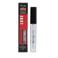 Batom Lip Gloss labial volumoso 01 Max Love brilho conforto durabilidade maquiagem aumenta boca