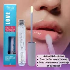 GLOSS OIL RESTAURADOR PARA LÁBIOS MAX LOVE -170 COM 4,5g