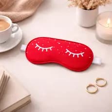 Kit de Máscaras Rosa Olhinhos para Dormir Personalizada