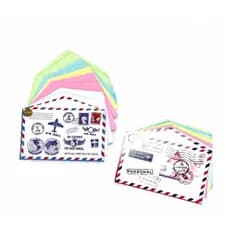 Mini Bloco de Anotação Divertidos - Folhas Coloridas - Cartas - Vestidos