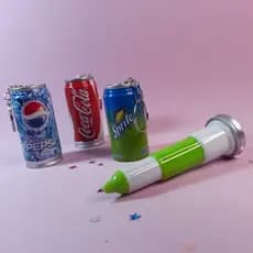 Caneta Esferográfica - Caneta Chaveiro - Caneta Criativa - Caneta Refrigerante