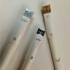 Caneta Gato Fofo - Caneta Criativa