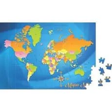 Puzzle Mapa Mundi 250 Peças / Idade + 7 anos. - Brinquedos Toia