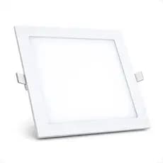 Kit 2 Plafon Embutir Quadrado Led 18w Painel Bivolt 22x22