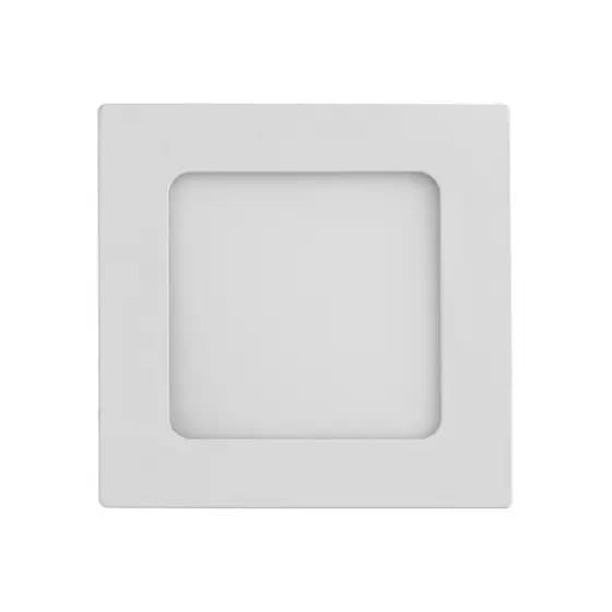 Kit 2 Plafon Embutir Quadrado Led 6w Painel Bivolt 12x12