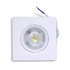 Spot Led 7w Quadrado Direcionável Gesso Sanca Bivolt