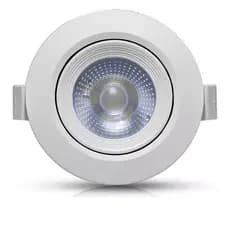 Spot Led 7w Redondo Direcionável Gesso Sanca Bivolt Oferta