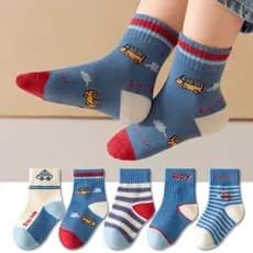 Kit Pares de Meias Infantil e Bebê Masculino Menino