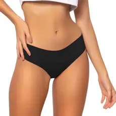 Kit 5 Calcinhas Preta Tanga Não Marca Sem Costura