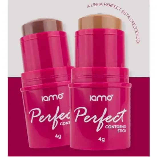Contorno Stick Perfect Iamo – Textura Cremosa, Efeito Natural, Longa Duração