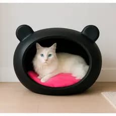 Casa Cama Toca Iglu Pet Para Gatos e Cachorros Mini Micro Com Almofada