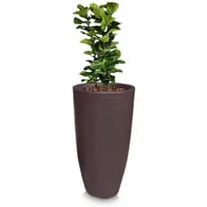 Vaso De Planta Decorativo 90x45 Cm Redondo Grande Alto de Polietileno R