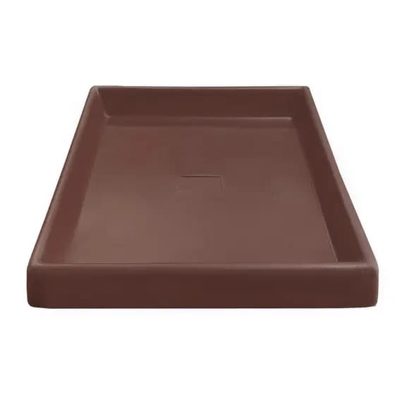 Prato Quadrado 60x60 Cm Coletor Aparador d'agua para Vasos de Plantas em Polietileno
