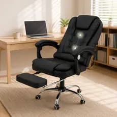 CADEIRA EXECUTIVA 2 PONTOS DE MASSAGEM CONFORTAVEL