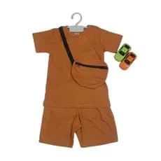 Conjunto Mauricinho Infantil, acompanha BAG, 2 a 8 anos, menino