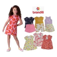 Kit de 3 a 6 peças infantis, BRANDILI, 1 a 3 anos, bebê