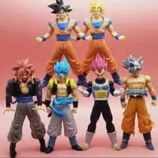 Boneco Dragon Ball Figuras Son Goku Gohan Troncos Vegeta Kale Jiren Cell Freeza Gotenks Buu
