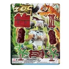 Kit Animais Fazendinha aves brinquedo infantil