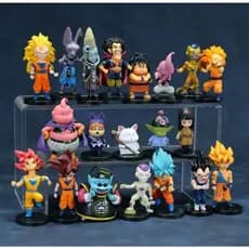 Boneco Dragon Ball Z Clássico Super GT Miniatura Super Goku Vegeta GT Action Figure Bonecos Freeza
