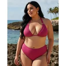Biquíni Cortininha Biquíni Hotpants Biquíni Plus Size GG 46/50 Promoção