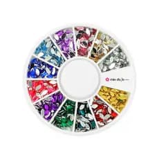 Disco De Strass Navete 2 X 4mm Decoração De Unhas 3d Manicure Art Nail