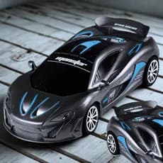 Brinquedo Carrinho De Controle Remoto Sem Fio Com Farol Led Super Esportivo Luxo Carro De Corrida