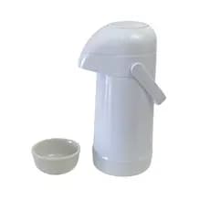 Garrafa térmica Termolar 500ml e molhadeira de porcelana branca