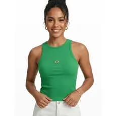Regata Feminina Brasil Copa 2026 Canelada Premium Brasilcore Gringa Virginia Tendência Não Amassa 🇧🇷