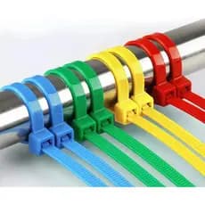 Kit 100 Abraçadeiras Nylon Colorida Enforca Gato Organizador De Cabos Envio 24h SP ⚡
