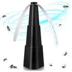 Ventilador Repelente De Mesa Espanta Moscas Mosquitos Pilha Para Churrasco Cozinha Sem Química