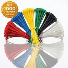 1000 Abraçadeiras Nylon Enforca Gato Coloridas Atacado 10 Pacotes Envio 24h ⚡