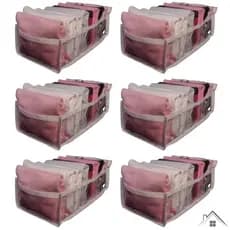 kit 6 organizador de gaveta e guarda roupa colmeia organizadora de gavetas e roupas P