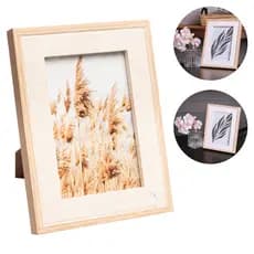Porta Retratos Em MDF Grande Decorativo Foto 10x15cm Memória Família Casamento Pendente Parede Mesa