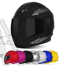 Capacete Fechado Pro Tork New Liberty 4 Unissex Moto Motoqueiro Preto Fosco Com Viseira Fume