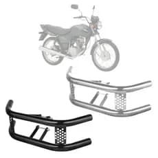 Protetor De Motor Mata Cachoro Barra Dupla Cg Titan 2000 A 2004  e Fan 125 2005 a 2008