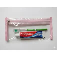 Necessaire transparente para itens de higiene pessoal Slim
