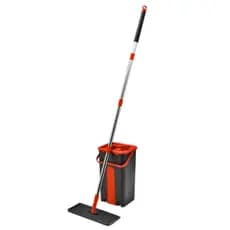 Flat Mop Tira Po Esfregao com Balde Lava e Seca