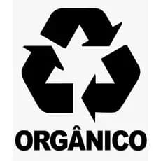 Adesivo Para Lixeiras Coleta Seletiva - Orgânico